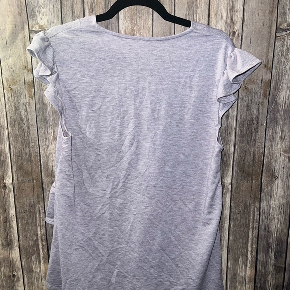 The Zig Zag Stripe blouse, size medium, lavender - Picture 6 of 9